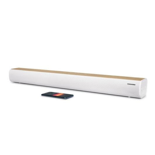 Thomson SB401BT Barra de Sonido Bluetooth con Mando 200W Blanco/Madera