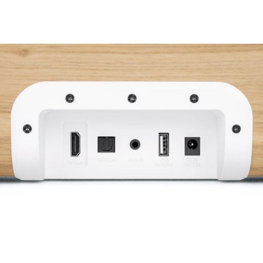 Thomson SB401BT Barra de Sonido Bluetooth con Mando 200W Blanco/Madera