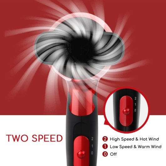 Aigostar Linda 32MBB Secador de Pelo de Viaje Plegable 1500W