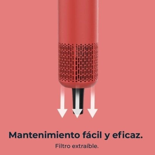 Sèche-cheveux Ionique Professionnel Cecotec IoniCare Rockstar Style 1500W 4 Températures 3 Vitesses Accessoires Rouge