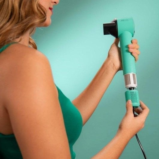 Asciugacapelli Cecotec IoniCare RockStar Style Ionico Professionale 1500W con Accessori Verde