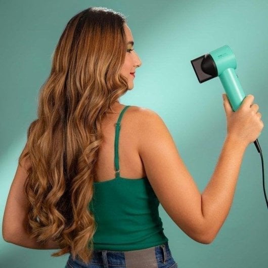 Sèche-cheveux Ionique Professionnel Cecotec IoniCare RockStar Style 1500W 4 Températures 3 Vitesses avec Accessoires Vert