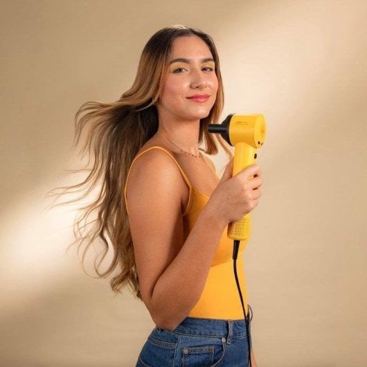 Cecotec Ionicare Rockstar Style Secador de Pelo 1500W Amarillo