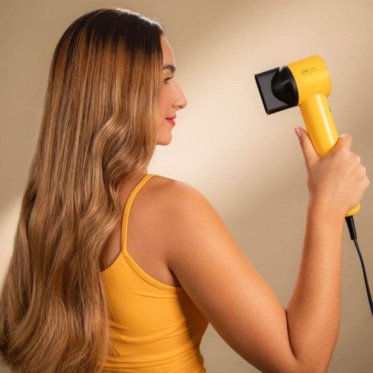 Asciugacapelli Cecotec IoniCare RockStar Style 1500W Brushless Ionico 110000 rpm Giallo
