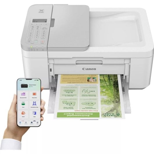 Canon PIXMA TR4756i Impressora Multifunções a Cores WiFi Duplex Fax