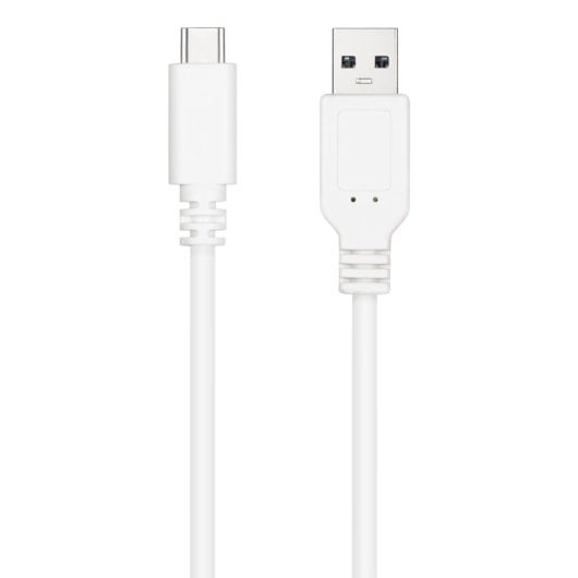 Nanocable Cable USB 2.0 USB-C Macho a USB-A Macho 3m Blanco
