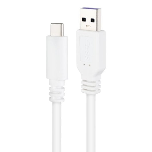 Nanocable Cable USB 2.0 USB-C Macho a USB-A Macho 3m Blanco