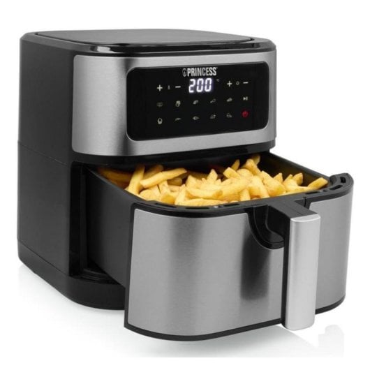 Friteuse à air Princess 183043 7L 1800W panneau numérique, antiadhérente