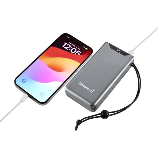 Intenso F20000 Powerbank Bateria Portátil USB-C + USB-A 20000mAh Cinzenta