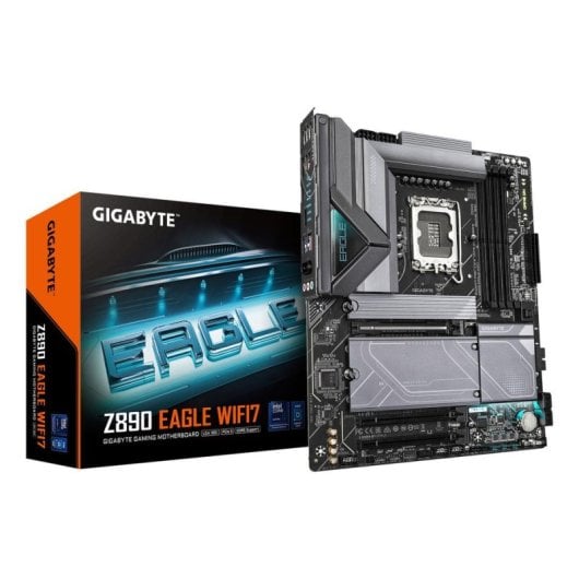 Carte mère Gigabyte Z890 EAGLE WIFI7 Intel Z890 LGA1851 DDR5 ATX Wi-Fi 7 USB4 2.5GbE M.2 RAID