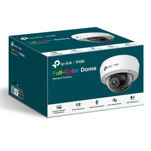 TP-Link VIGI C250 Cámara IP VIGI Tipo Dome Full Color 4 mm de 5MP