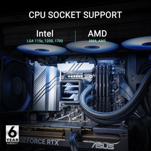 ASUS Prime LC 360 ARGB Custodia per computer Sistema di raffreddamento a liquido all-in-one 12 cm Nero