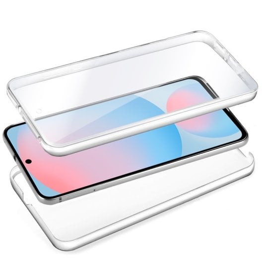 Custodia in silicone trasparente 3D fronte + retro per Samsung Galaxy S24 FE