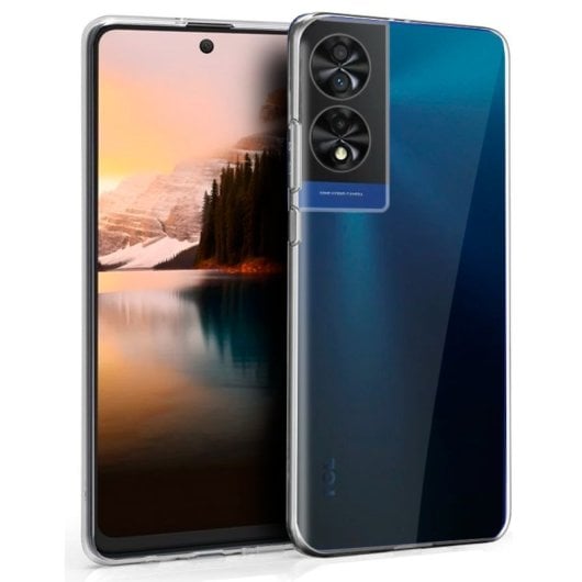 Coque en silicone cool pour TCL 40 Nxtpaper Transparent