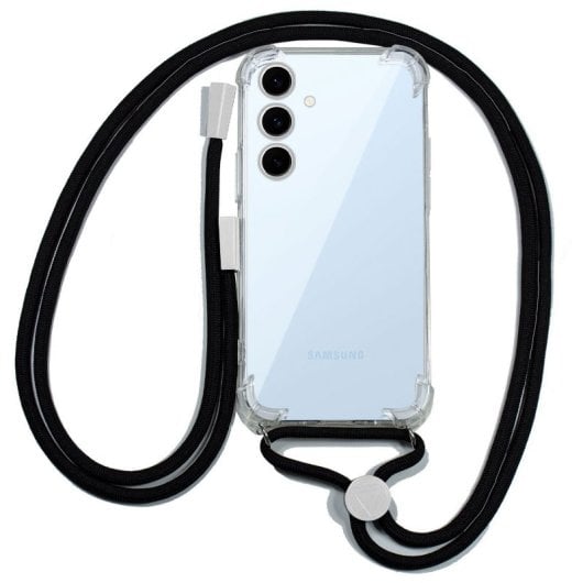 Coole Hülle für Samsung S721 Galaxy S24 FE Lanyard Schwarz