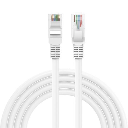 Cool Cabo Rede Internet Universal CAT6 RJ45 15m Branco