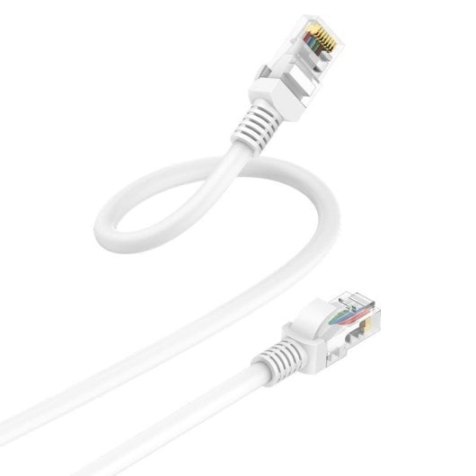 Cool Cabo Rede Internet Universal CAT6 RJ45 15m Branco