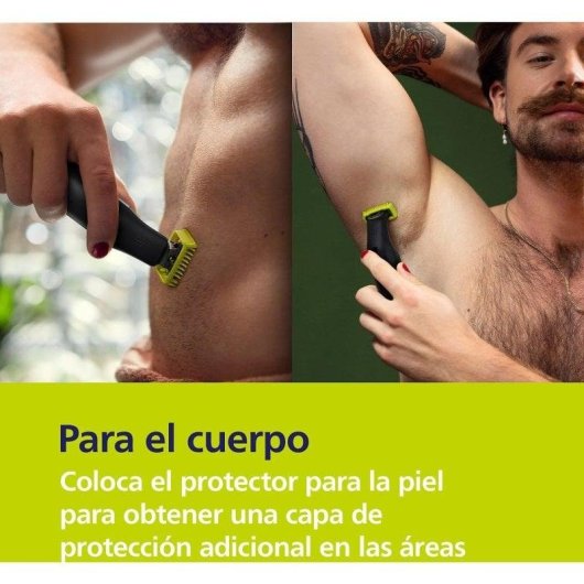 Tondeuse Barbe Visage Philips OneBlade Pro 360 QP6652/61 Sans Fil 120min Sec et Mouillé 20 Réglages Lame 360°