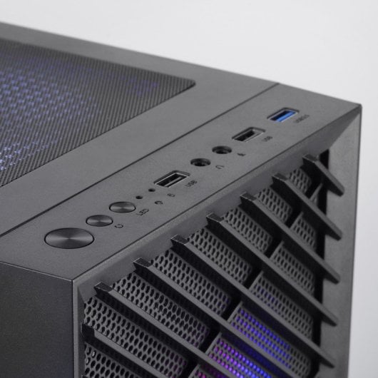 Mars Gaming MC-Vortex Caja Gaming Micro ATX Cristal Templado 3x Ventiladores FRGB 12cm Negro