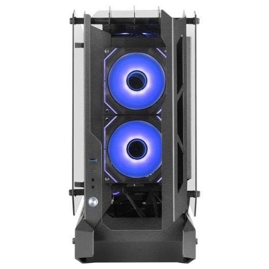 Mars Gaming MC-Edge Caja Gaming ATX Diseño Open Air Triple Cristal Templado USB-C USB 3.0 Negro