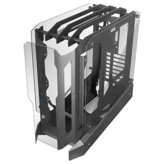 Mars Gaming MC-Edge Caja Gaming ATX Diseño Open Air Triple Cristal Templado USB-C USB 3.0 Negro