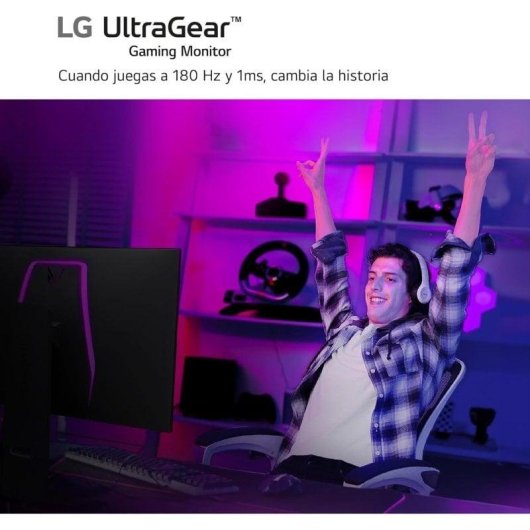 Monitor LG UltraGear 27GS50F-B 27" FullHD 180Hz VA Flat FreeSync 1ms
