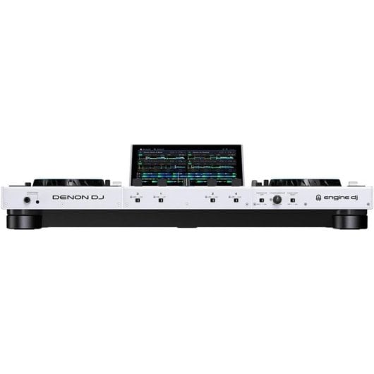 Denon DJ PRIME 4 + Controlador DJ Autónomo + Misturador Branco