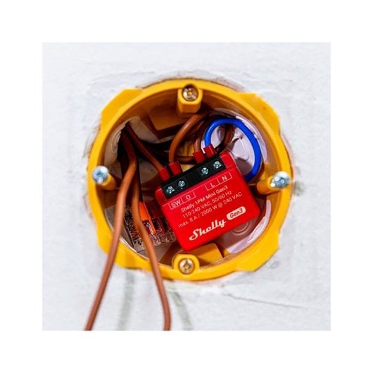 Modulo mini switch Shelly 13:00 Gen3 Rosso | PcComponentes.it Modulo mini switch Shelly 13:00 Gen3 Rosso | PcComponentes.it