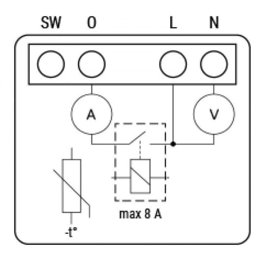 Relais Wi-Fi Shelly 1PM Mini Gen3 Contrôle de l’éclairage, Suivi de l’énergie, Encastrable