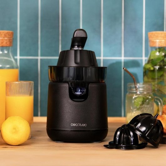 Cecotec EssentialVita Hyden 120 Exprimidor Eléctrico de Brazo para Naranjas y Cítricos 120W Negro