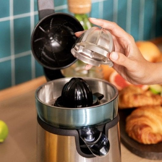 Zitruspresse Cecotec EssentialVita Hyden 120 Steel 120 W 250 ml Edelstahl Plastik