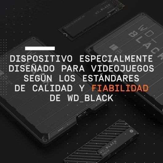 Disco rigido esterno WD Black P10 Game Drive 6TB USB 3.2 5Gb/s Nero