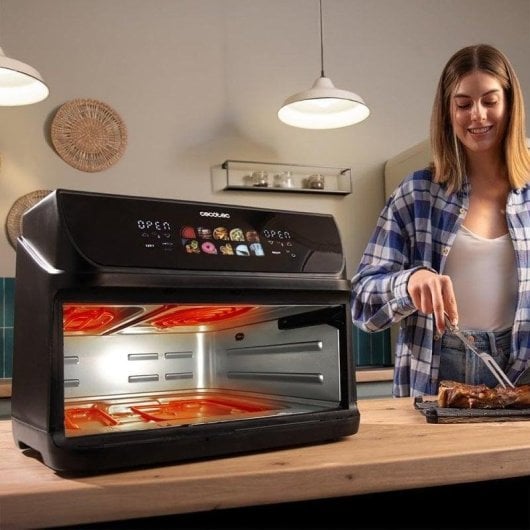 Friggitrice ad aria Cecotec Cecofry&Grill Duoheat 10000 10L 2800W doppia resistenza finestra touch
