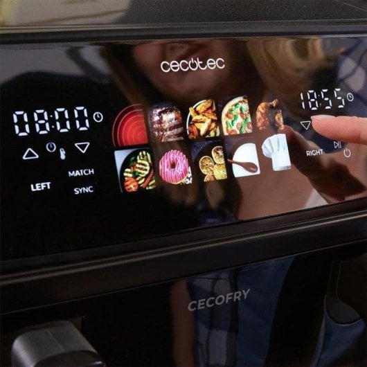 Friteuse sans Huile Cecotec Cecofry&Grill Duoheat 10000 10L 2800W Double Résistance