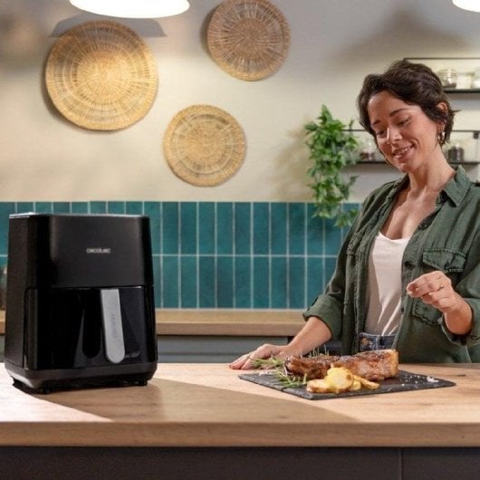 Friteuse sans Huile Cecotec Cecofry&Grill Duoheat 4000 4L 1900W Double Résistance Écran Tactile