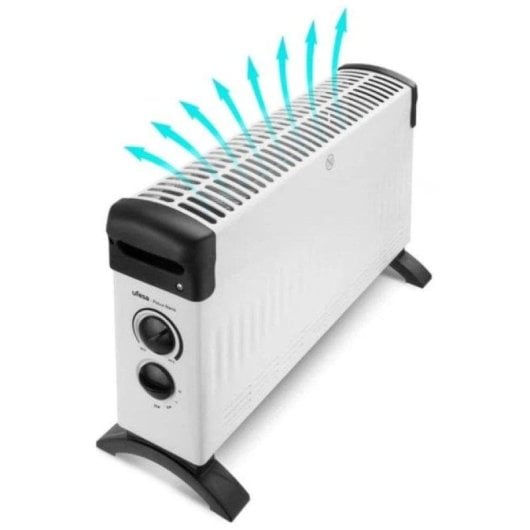 Convecteur Électrique Ufesa Polux Nano 1800W Blanc 3 Niveaux Silencieux