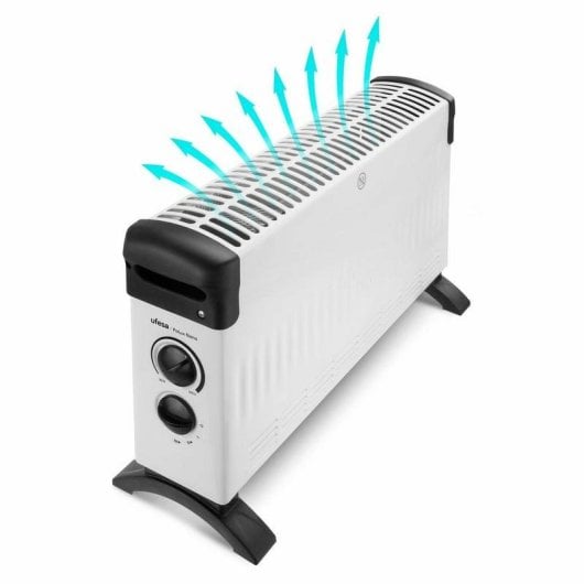 Convecteur Électrique Ufesa Polux Nano 1800W Blanc 3 Niveaux Silencieux