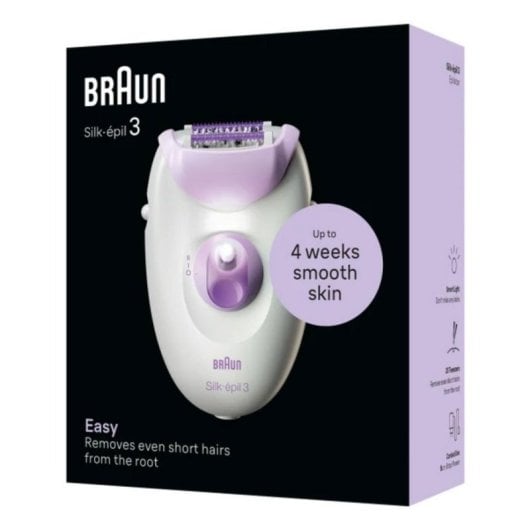 Epilierer Braun Silk-épil 3 3-000 2 Stufen Mit Licht Massageaufsatz