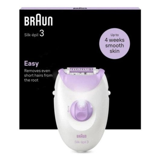 Epilierer Braun Silk-épil 3 3-000 2 Stufen Mit Licht Massageaufsatz
