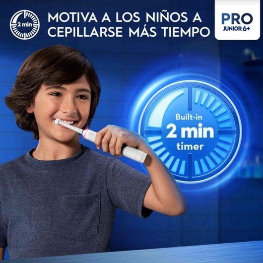 Escova de Dentes Elétrica Criança Oral-B Pro 3 Junior Star Wars 3 Modos 2 Cabeças Temporizador Sensor de Pressão
