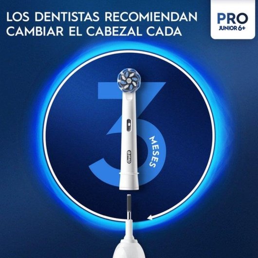 Escova de Dentes Elétrica Criança Oral-B Pro 3 Junior Star Wars 3 Modos 2 Cabeças Temporizador Sensor de Pressão