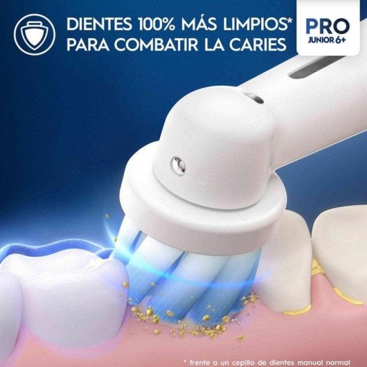 Escova de Dentes Elétrica Criança Oral-B Pro 3 Junior Star Wars 3 Modos 2 Cabeças Temporizador Sensor de Pressão