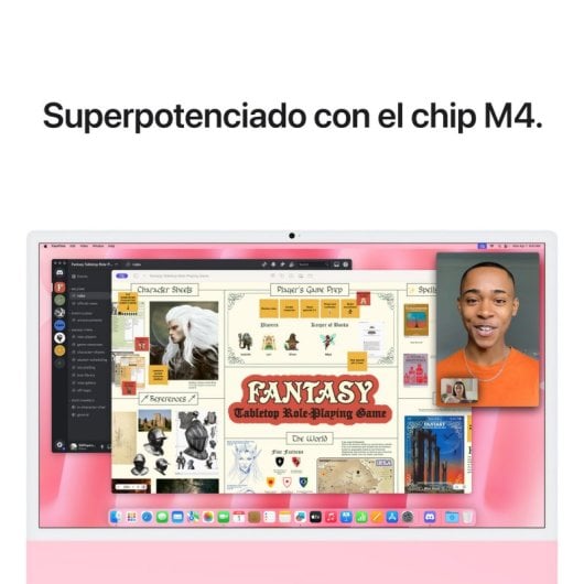 Apple iMac 24 Apple M4 10 Núcleos/24GB/512GB SSD/GPU 10 Núcleos/24" Retina 4.5K Rosa