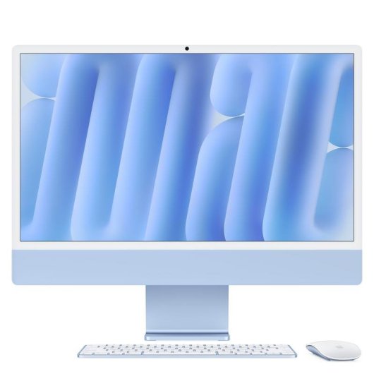 Ordenador Todo en uno Apple iMac 24 M4 16GB 256GB SSD GPU 8 núcleos 24" macOS Sequoia Azul