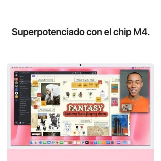 Apple iMac Apple M M4 59,7 cm (23.5") 4480 x 2520 Pixel PC All-in-one 16 GB 256 GB SSD macOS Sequoia Wi-Fi 6E (802.11ax) Rosa
