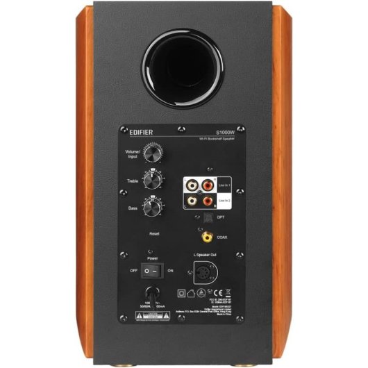 Edifier S1000W Altavoces Activos con WiFi/Bluetooth Marrones
