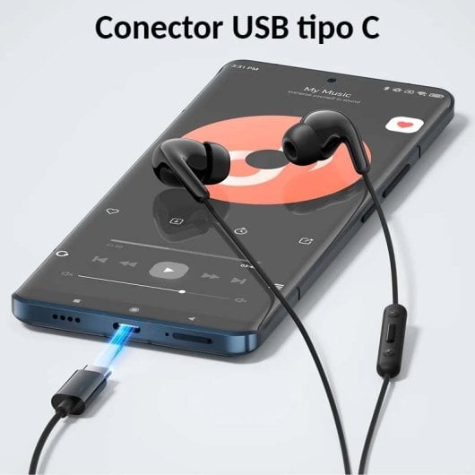 Xiaomi Typ-C-Ohrhörer Kopfhörer mit Typ-C-Kabel Schwarz
