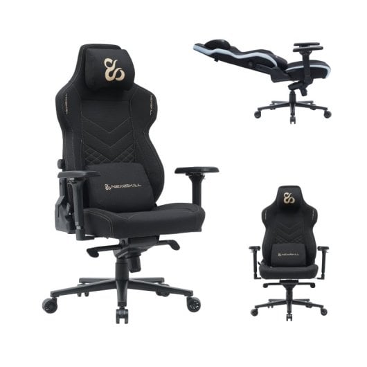 Newskill Banshee Professional Cadeira Gaming Preta/Dourada