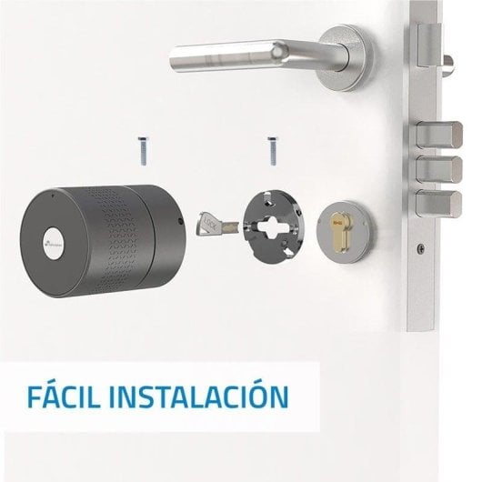 Türschloss Nivian Smart Lock Bluetooth Öffnung mit App Kompatibel mit Tuya Smart Zugang und Autoverriegelung