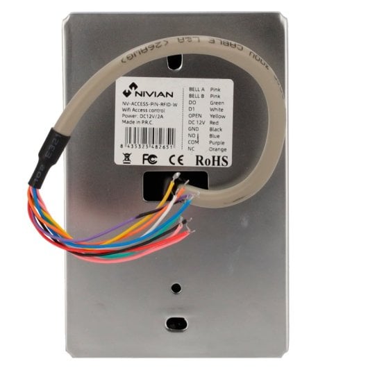 Nivian Sistema de Control de Accesos para Apertura de Puertas con Cerradura Eléctrica